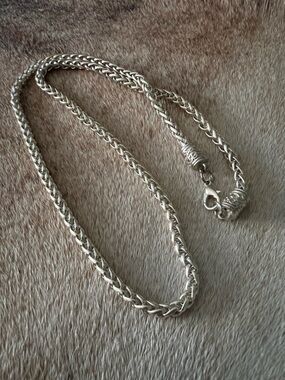 Vintage costume wheat necklace